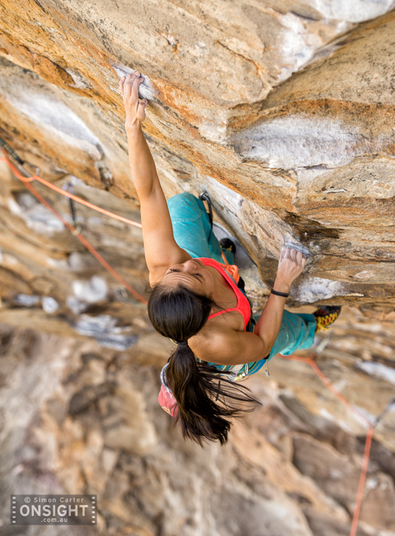 Photo shoots can be good for the send. After doing this shoot May sent this route, her project, next shot - in style! 