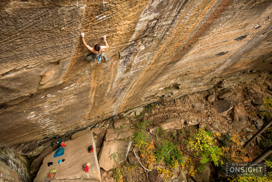 Ethan Pringle, Pure Imagination (5.14c), Oompa Loompa Land, Chocolate Factory, Red River Gorge.