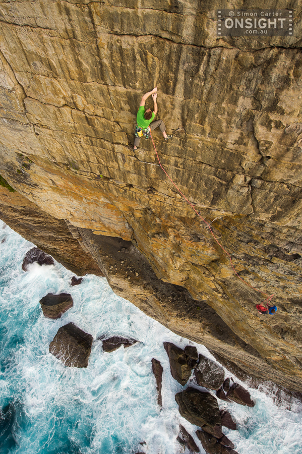 Lee Cossey, Choy Sum (23), Popeye Wall, Point Perpendicular, NSW, Australia.